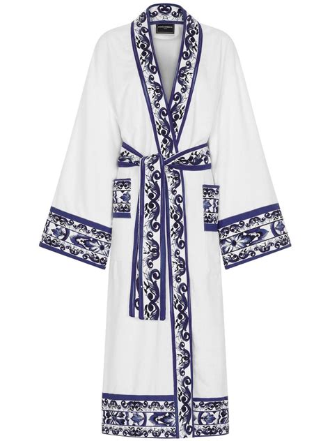 dolce gabbana bademantel|dolce and gabbana bathrobes.